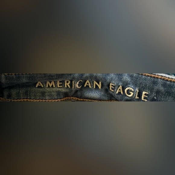 American Eagle Outfitters Women's Hi-Rise Jegging Blue Jean - Picture 3 of 4